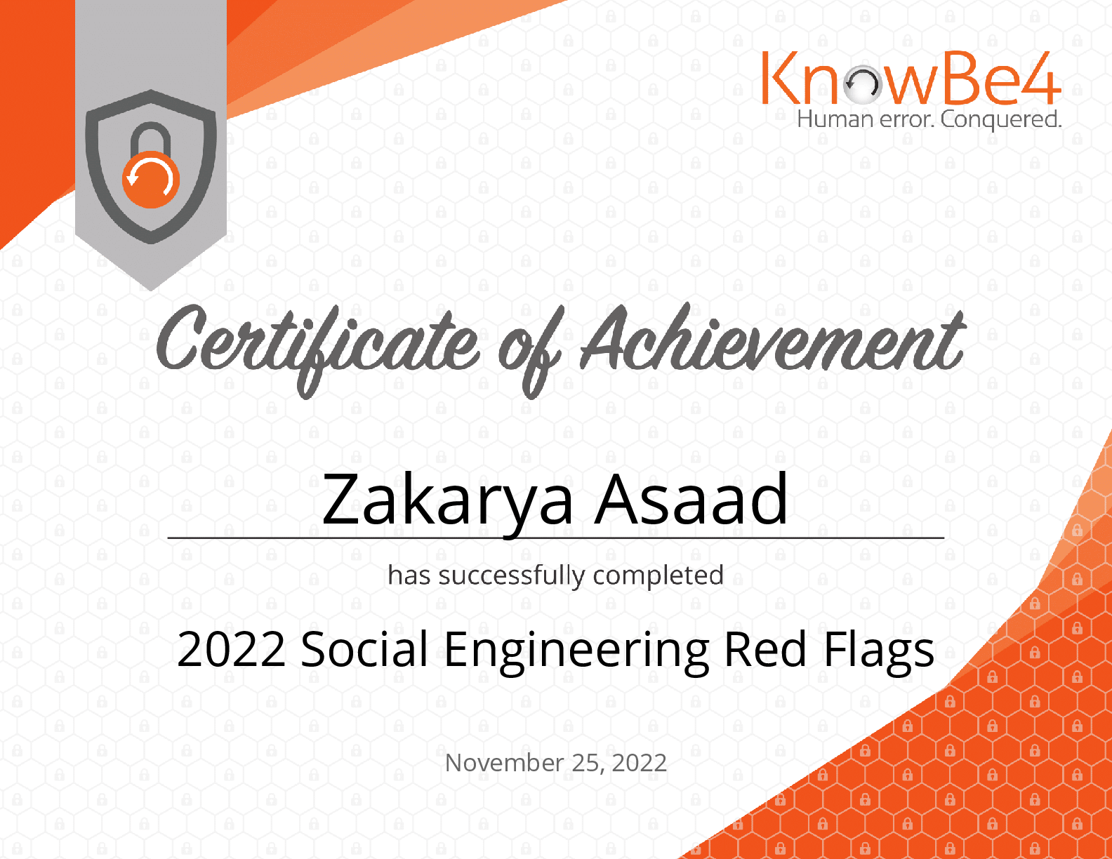 2022SocialEngineeringRedFlags_Certificate.pdf Thumbnail