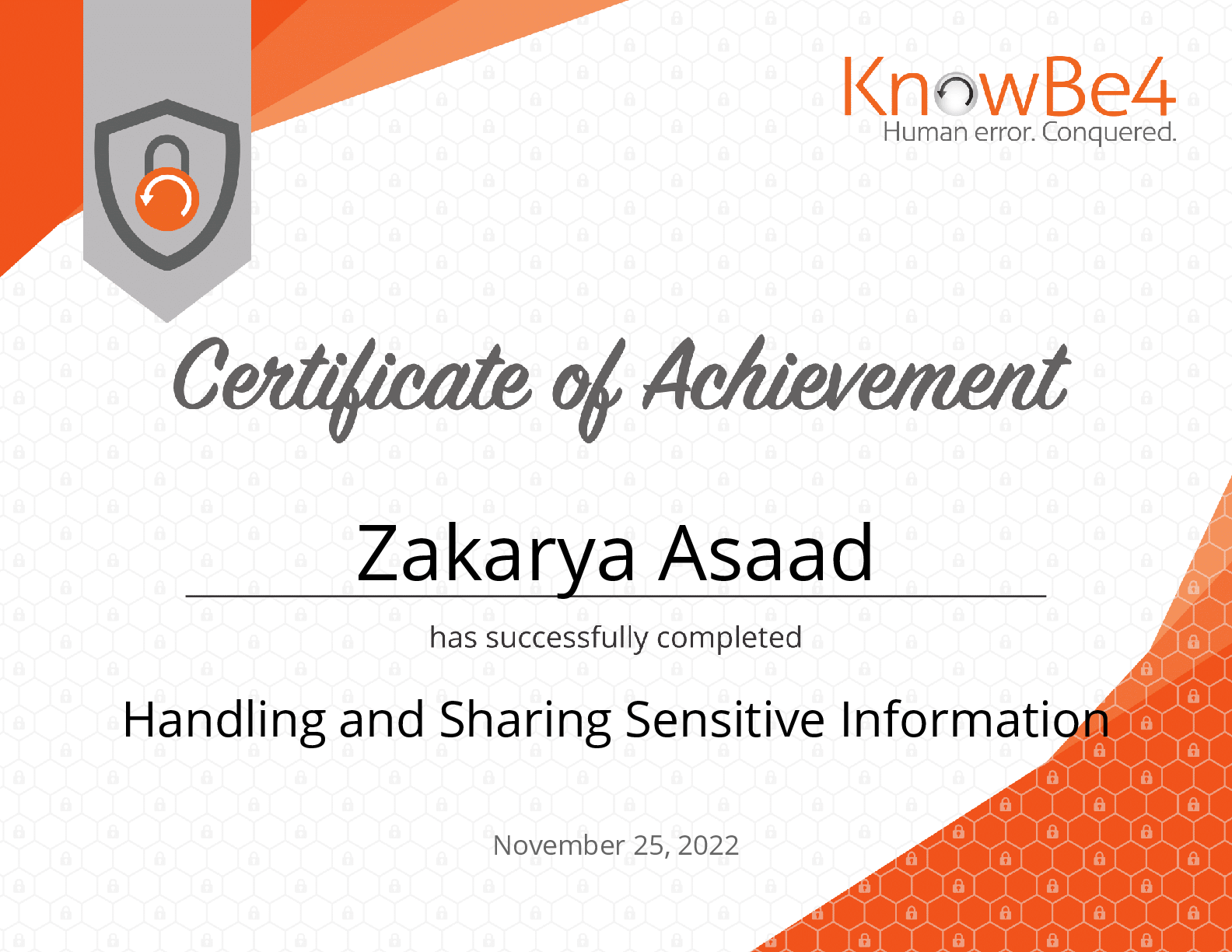 HandlingandSharingSensitiveInformation_Certificate.pdf Thumbnail